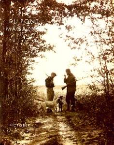 Chasseurs, couverture du DuPont Magazine, octobre 1930