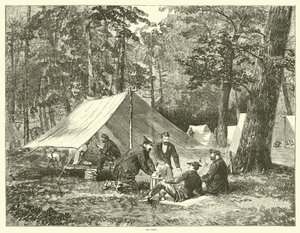 En camp, juillet 1863 - American School