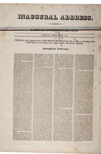 Discours inaugural de John Quincy Adams, 4 mars 1825