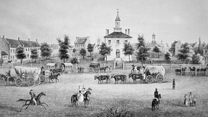 Independence, Missouri, vers 1850 - American School