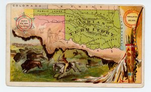Territoire indien [Oklahoma], 1889 - American School