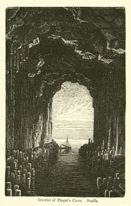 Intérieur de la grotte de Fingal, Staffa - American School