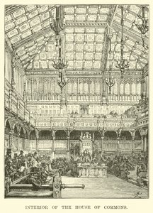 Intérieur de la Chambre des communes - American School