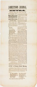 Journal extra de Jamestown, 9 mai 1862 - American School