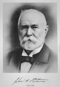 John B. Stetson (1830-1906) fabricant de chapeaux américain de Philadelphie - American School