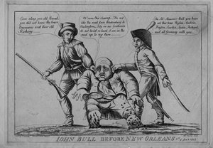 John Bull devant la Nouvelle-Orléans - American School
