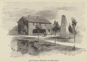 Lieu de naissance et monument de John Ericsson - American School