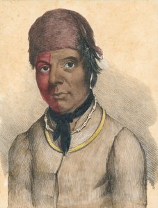 John Skenandoa, également connu sous le nom de Shenandoah. Portrait. - American School