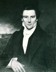 Joseph Smith (1805-44) prophète fondateur de la religion mormone aux États-Unis