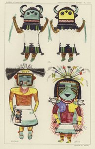 Kau, Muzribi, Lenya (lithographie couleur) - American School