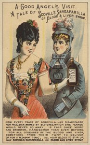 Dames avec une bouteille de salsepareille - American School