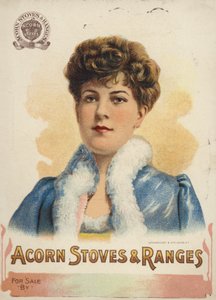 Dame en manteau bleu