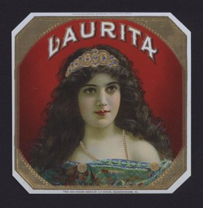 Laurita, étiquette de cigare - American School