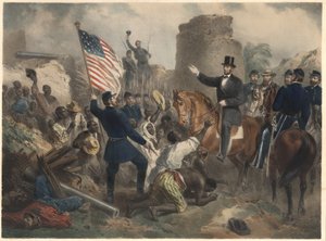 Lincoln à City Point, pub. 1865 - American School