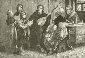 Luther au Milieu de sa Famille - American School