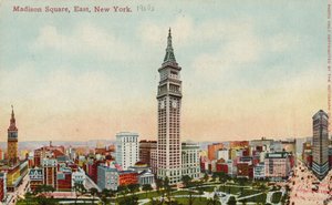 Madison Square, Est, New York, années 1900 - American School