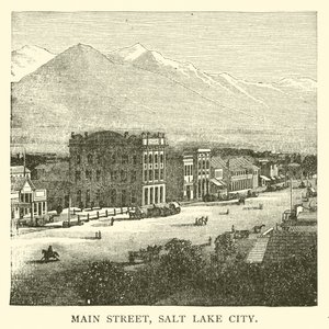 Main Street, Salt Lake City (gravure)