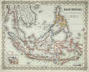 Carte des Indes orientales - American School