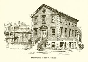Marblehead Town-House (gravure) - American School