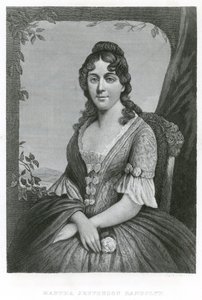 Martha Jefferson Randolph (gravure) - American School
