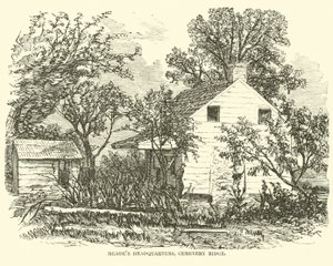 Quartier général de Meade, Cemetery Ridge, juillet 1863 - American School