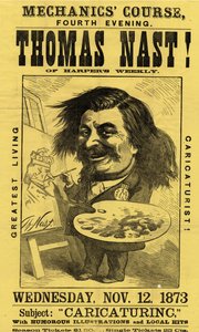 Cours de mécanique, quatrième soirée. Thomas Nast ! - American School