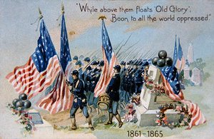 Carte postale du Memorial Day - American School