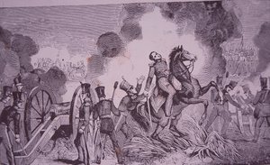 Guerre américano-mexicaine (1846-48), Bataille de Palo Alto et mort du Major Ringgold - American School