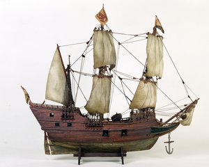 Modèle du Half Moon, navire de Henry Hudson, 1825-1900