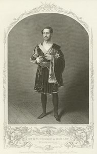 M. G V Brooke comme Hamlet, Acte III, scène II - American School