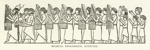 Procession musicale, Ninive - American School