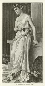 Myrtis, fille aux fleurs romaine - American School