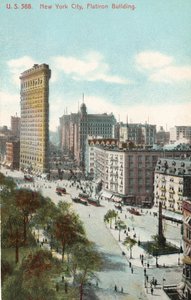 New York City, Flatiron Building - American School
