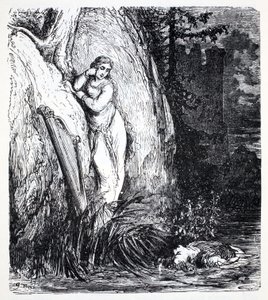 Nixes, du Guide mondial des gnomes, fées, elfes et autres petits peuples de Thomas Keightley (1789-1872) publié en 1880 - American School