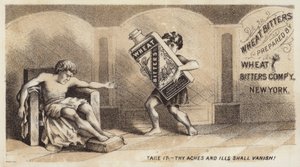 Offrir des médicaments à un homme malade