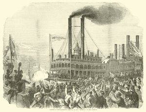 Ouverture du Mississippi, arrivée de l