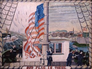 Notre drapeau est là : Fort McHenry, Baltimore, 1850-1900 - American School