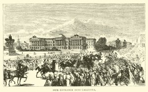 Notre entrée à Calcutta - American School