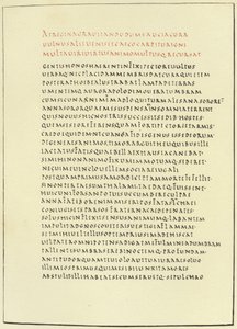 Page du Virgile de Florence