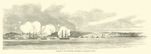 Passage des batteries de Vicksburg par la flotte de Farragut, juin 1862 - American School