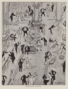 Peacock Alley, bande dessinée se moquant de la mode ostentatoire de l