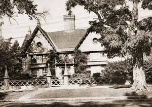 Maison Pickering, Salem, Massachusetts, 1915 (gravure en intaille sépia)