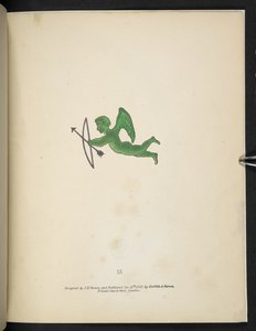 Planche 15. Figure de Cupidon vert. Spectropia; ou, Surprenantes illusions spectrales montrant des fantômes partout, et de n