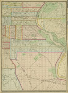 Planche 5, Carte de la ville incorporée de Philadelphie, 1867