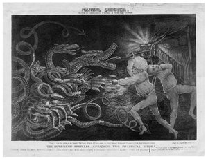 Quichottisme politique, vers 1833 - American School