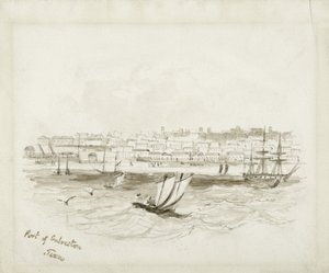 Port de Galveston, Texas, fin des années 1800 - American School