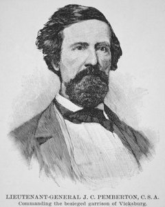 Portrait du général J.C. Pemberton - American School