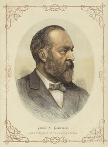 Portrait de James A Garfield - American School