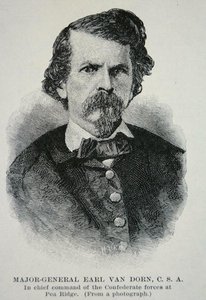 Portrait du major général Earl Van Dorn - American School