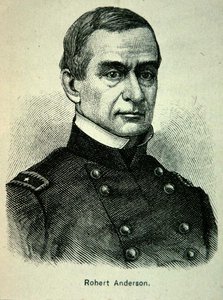 Portrait du major Robert Anderson (1805-71) - American School